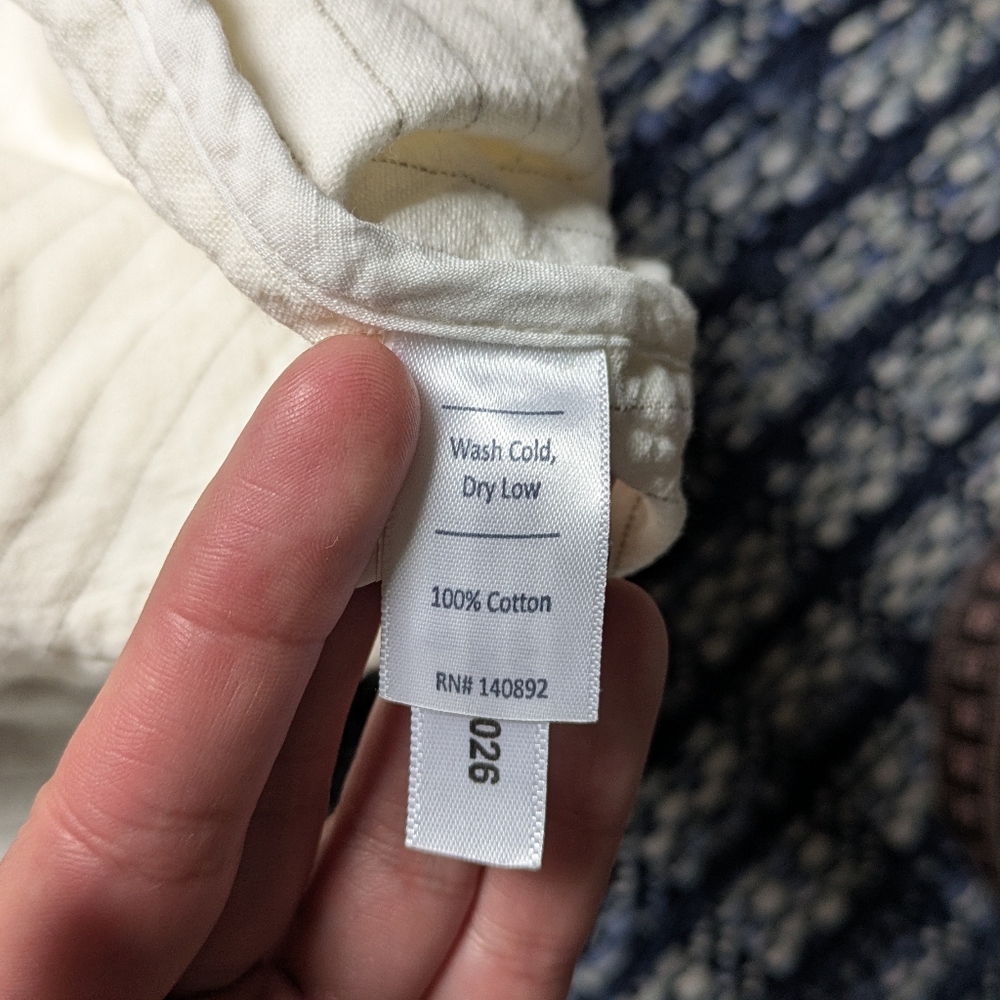 Marine Layer White Cotton Blazer Size Small - Picture 8 of 9
